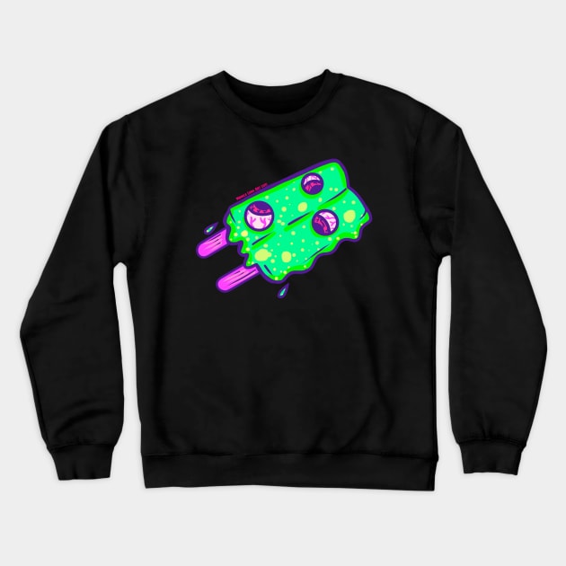 Slimy Crewneck Sweatshirt by MonicaLaraArt